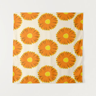 Chamomiles: Vintage Floral Pattern. Tapestry