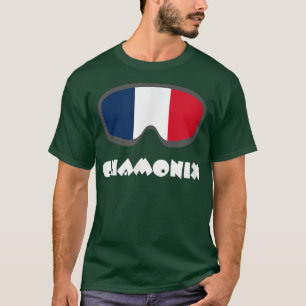 Chamoni Ski Goggles France  T-Shirt