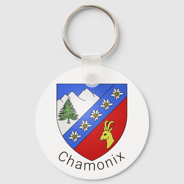 Chamonix coat of arms keychain (Front)