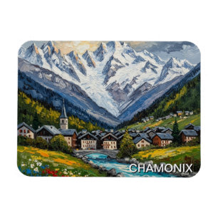 Chamonix France Mont Blanc Magnet