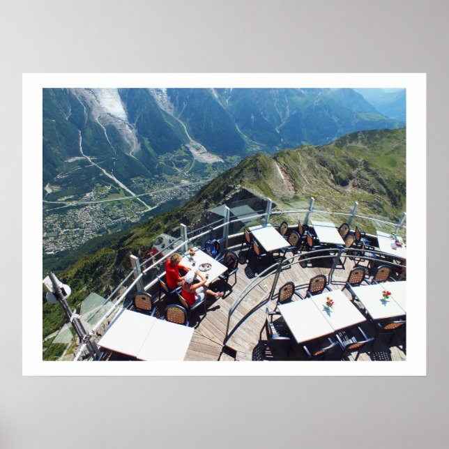 Chamonix in the valley, French Alps Poster (Front)