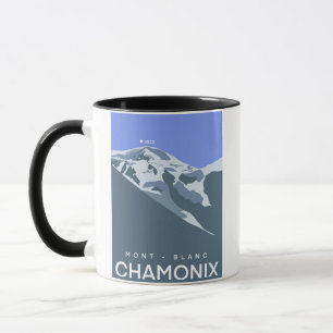 Chamonix, Mont Blanc, digital image Mug