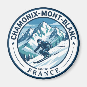 Chamonix-Mont-Blanc France Magnet