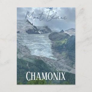 Chamonix, Mont Blanc, French Alpes, summer Postcard