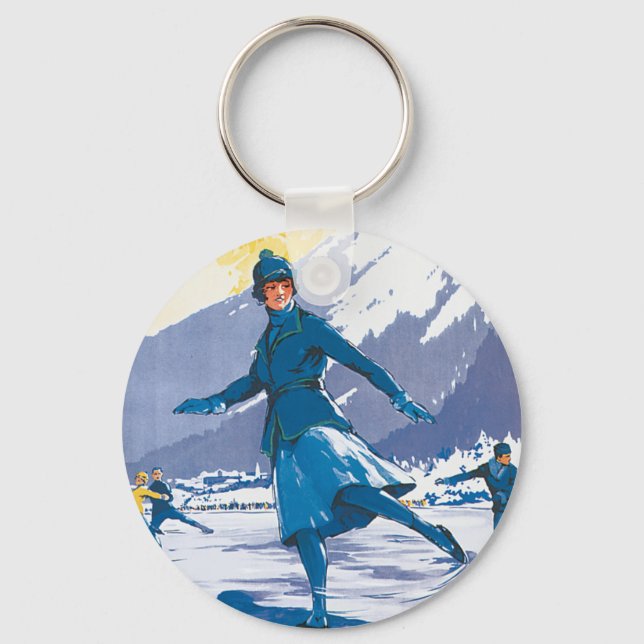 Chamonix-Mont Blanc Keychain (Front)