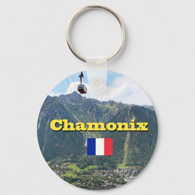 Chamonix - Mont Blanc Keychain (Front)