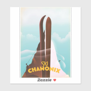 Chamonix-Mont-Blanc Ski poster