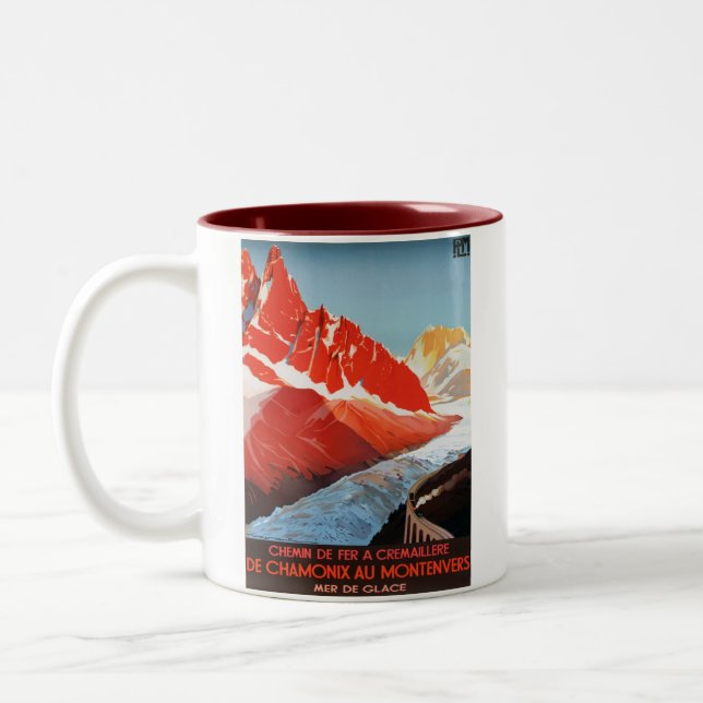 CHAMONIX MONTENVERS Two-Tone COFFEE MUG (Left)