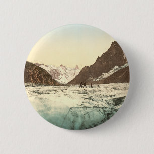 Chamonix Valley - Mer de Glace 2 Inch Round Button