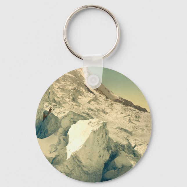 Chamonix Valley - Mont Blanc Keychain (Front)