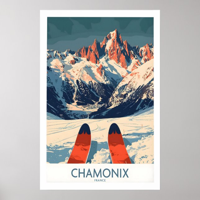 Chamonix Wall Art Poster 1 (Devant)