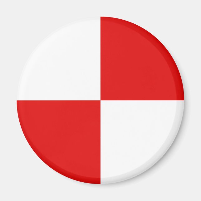 Chamoson, Switzerland Magnet (Front)