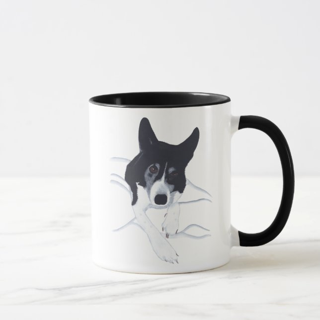 Champ Border Collie Amoureux des chiens Mugs (Droite)