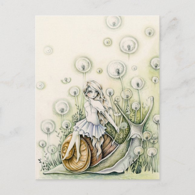 Champ Dandelion - Carte postale (Devant)