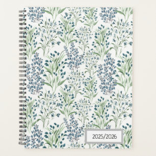 Champ de fleurs bleues
