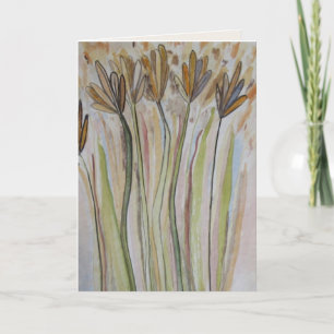 Champ de fleurs sauvages Carte blanche