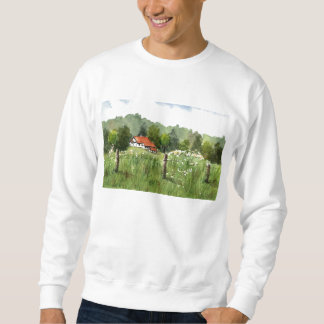 Champ de Henderson et sweatshirt de fleurs