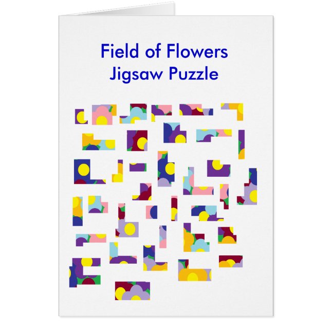 Champ de puzzle de FlowersJigsaw (Devant)
