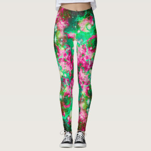 Champ d'étoile brillant partout sur les Leggings d