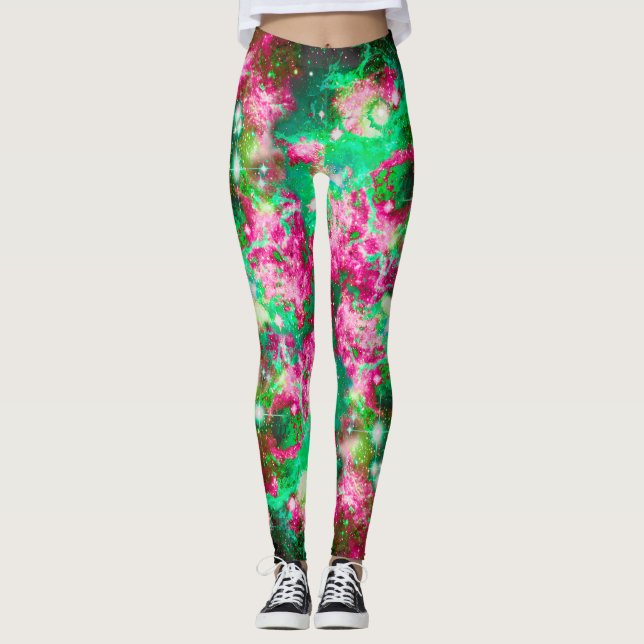 Champ d'étoile brillant partout sur les Leggings d (Devant)