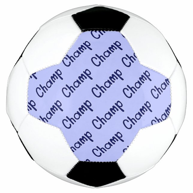 Champ Pattern - Blue Soccer Ball (Front)