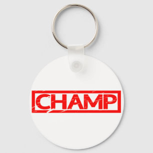 Champ Stamp Keychain