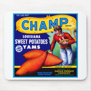 Champ Sweet Potatoes Mouse Pad