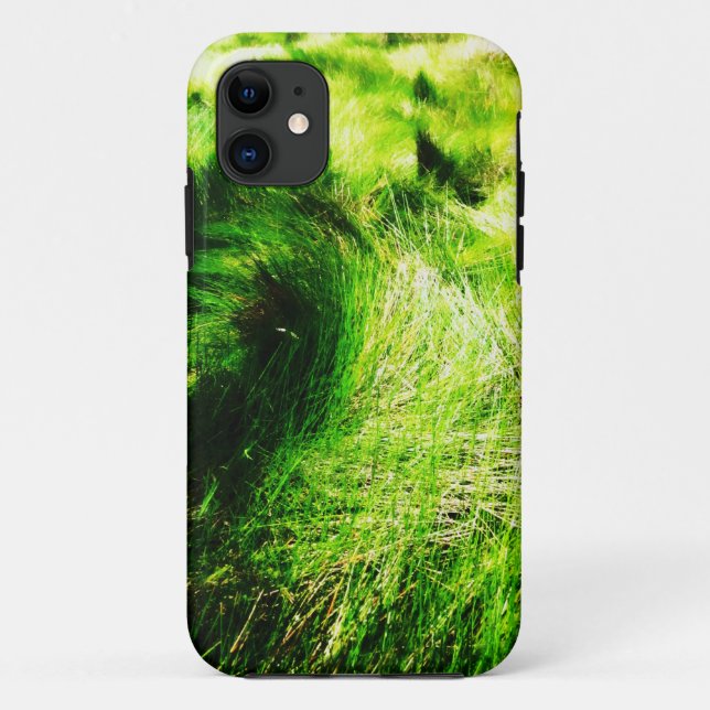 Champ vert - coque iphone (Dos)