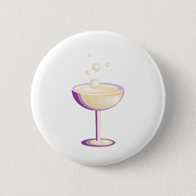 Champagne 2 Inch Round Button (Front)