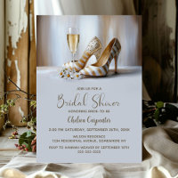 Champagne and Elegant Gold Striped High Heel Shoes