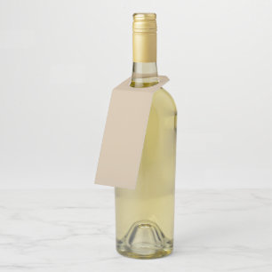 Champagne Beige Bottle Tag