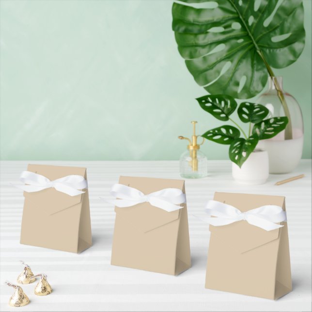 Champagne Beige  Favor Box (Multiple)