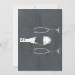 Champagne Bottle Invitation