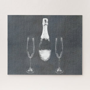 Champagne Bottle Jigsaw Puzzle