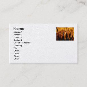 Champagne Bottles Business Card