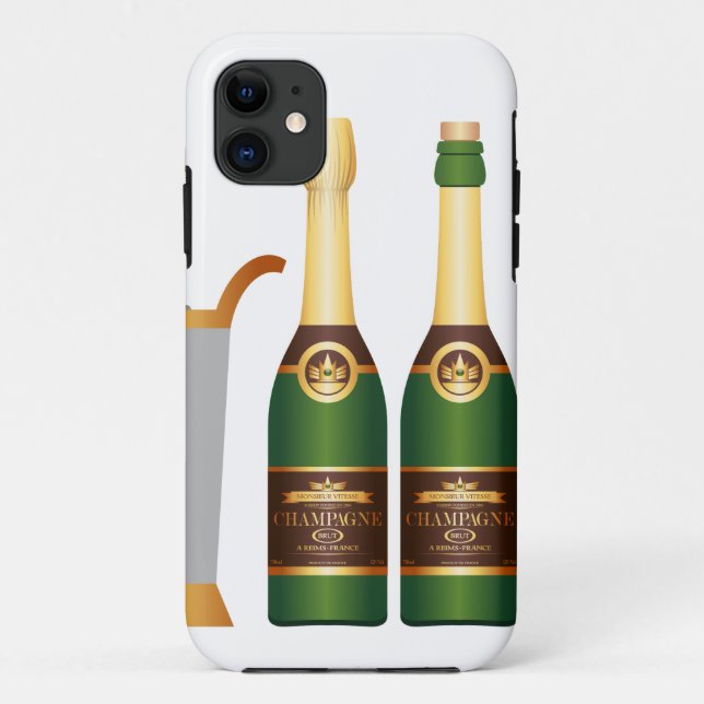 champagne bottles Case-Mate iPhone case (Back)