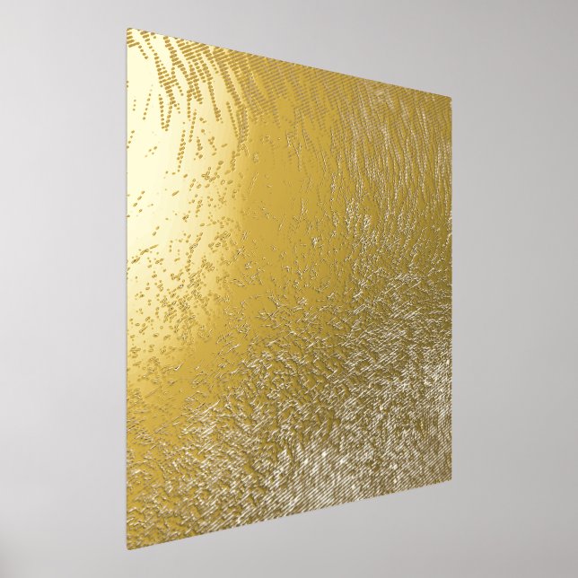 Champagne Breeze abstract photo Foil Prints (Laydown)