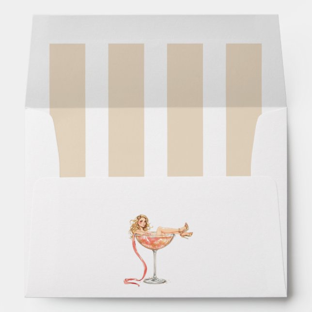 Champagne Bridal Envelope (Back (Bottom))
