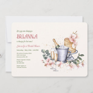 Champagne Bridal Shower Invitation
