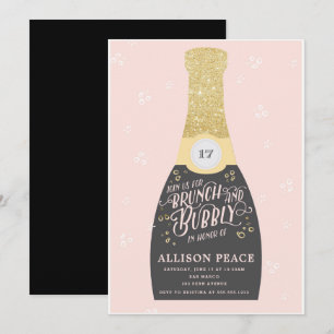 Champagne Brunch et Bubbly Showboat Invitation