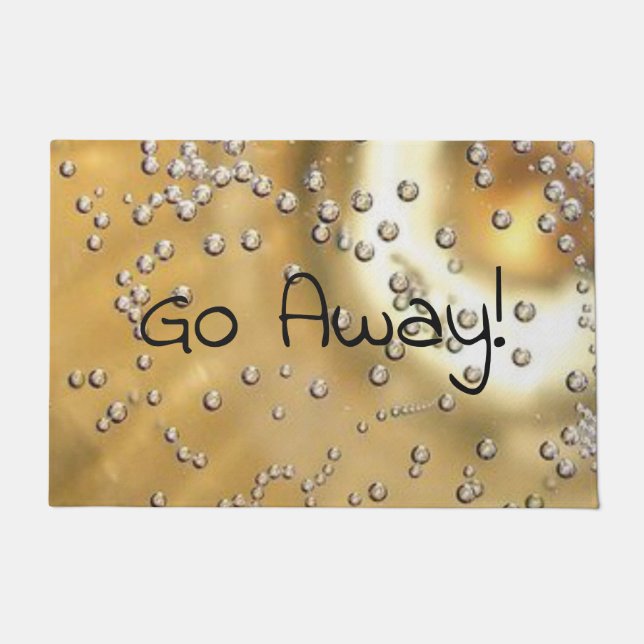 Champagne bubbles 2 doormat (Front)