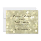 Champagne Bubbles Rehearsal Dinner Invitation