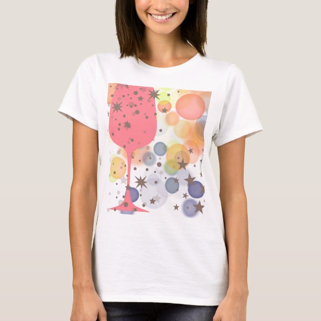 Champagne Bubbles T-Shirt (Front)