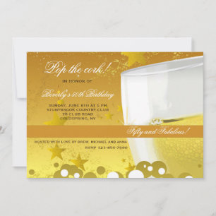 Champagne Celebration Invitation