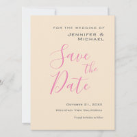 Champagne Colour Wedding Professional Minimalist
