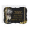 Champagne Confetti Black Gold Save The Date