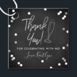 Champagne Confetti Wedding Thank You Favour Tags<br><div class="desc">Say thank you in style with these modern and very trendy wedding,  bridal shower or birthday party favour tags. This design is easy to personalize with your special event wording and your guests will be thrilled when they receive these fabulous gift tags.</div>