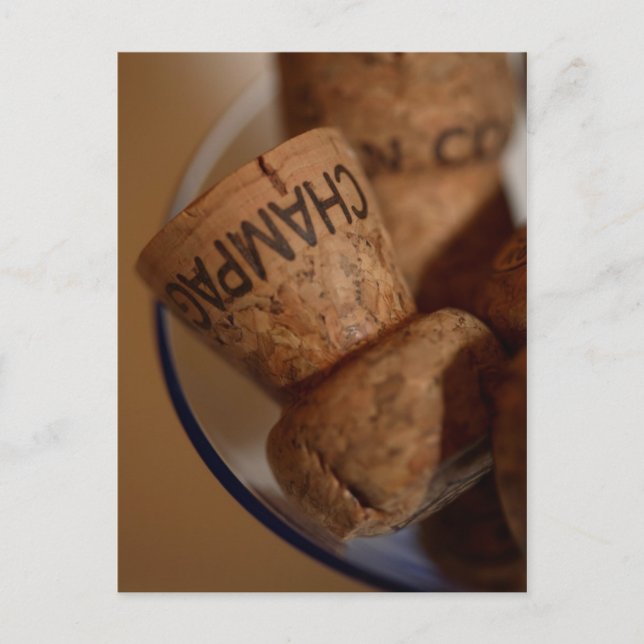 Champagne Corks Postcard (Front)