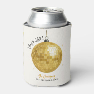Champagne Disco Ball 2026 New Year Eve Can Cooler