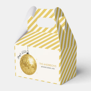 Champagne Disco Ball 2026 New Year Eve Favor Box